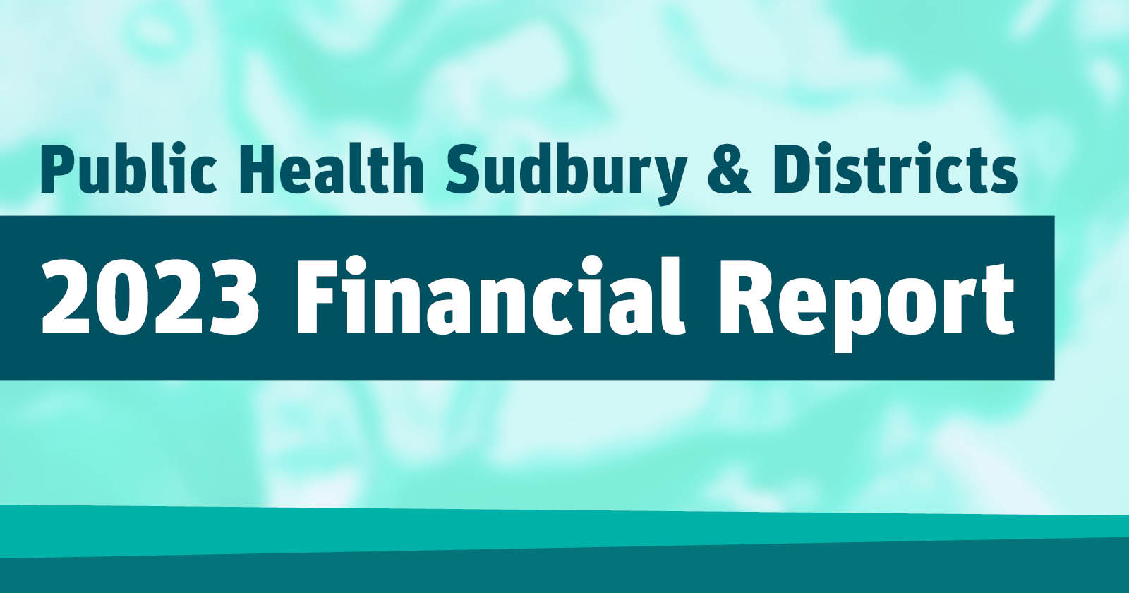 Public Health Sudbury & Districts 2023 Financial Report