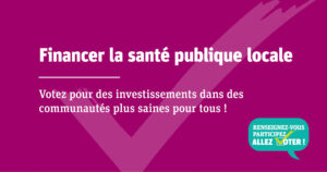 Financer la santé publique locale. 